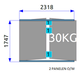 DOE HET ZELF PAKKET 2x 410wp DMEGC plat dak